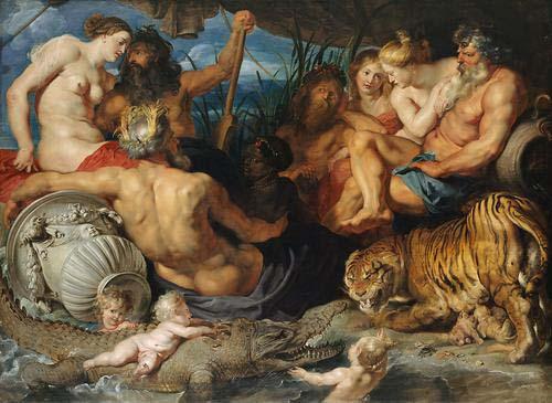 Peter Paul Rubens Die vier Flxsse des Paradieses oil painting image